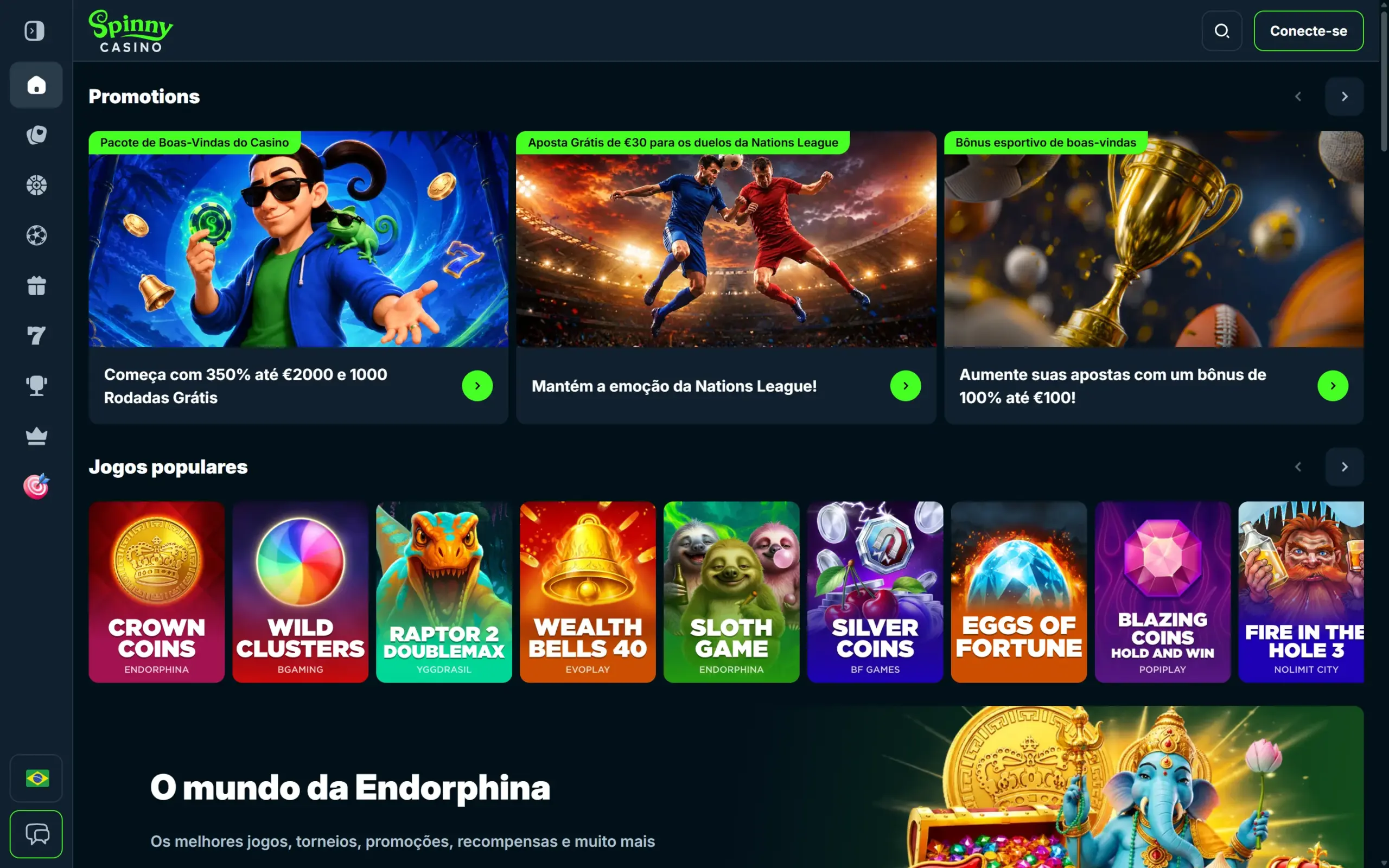Captura de tela de SpinnyCasino
